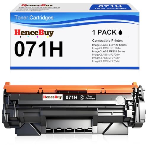 Image of 071H 071 Toner Cartridge with Chip Replacement for Canon 071 Black Toner Cartridge for Canon ImageCLASS LBP122dw MF273dw MF272dw MF275dw LBP120 MF270 Printer (Black,1 Pack)