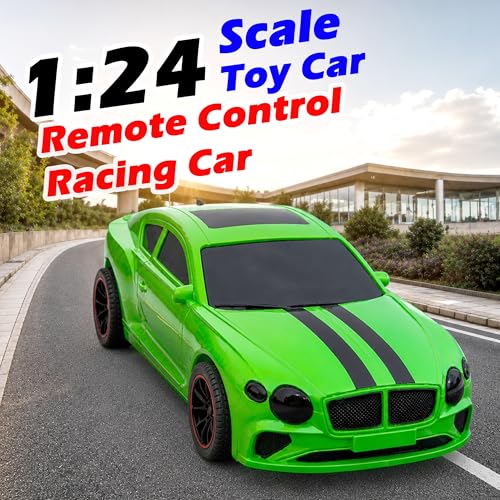 Image of VGRASSP Remote Control Sports Racing Car Toy for Kids with Mist Spray and Lights - Indoor and Outdoor Racing RC Smoke Car - USB Type-C Charging - Color As Per Stock