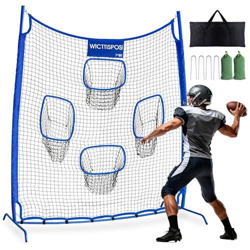 7x8FT HeavyDuty Football Throwing Net