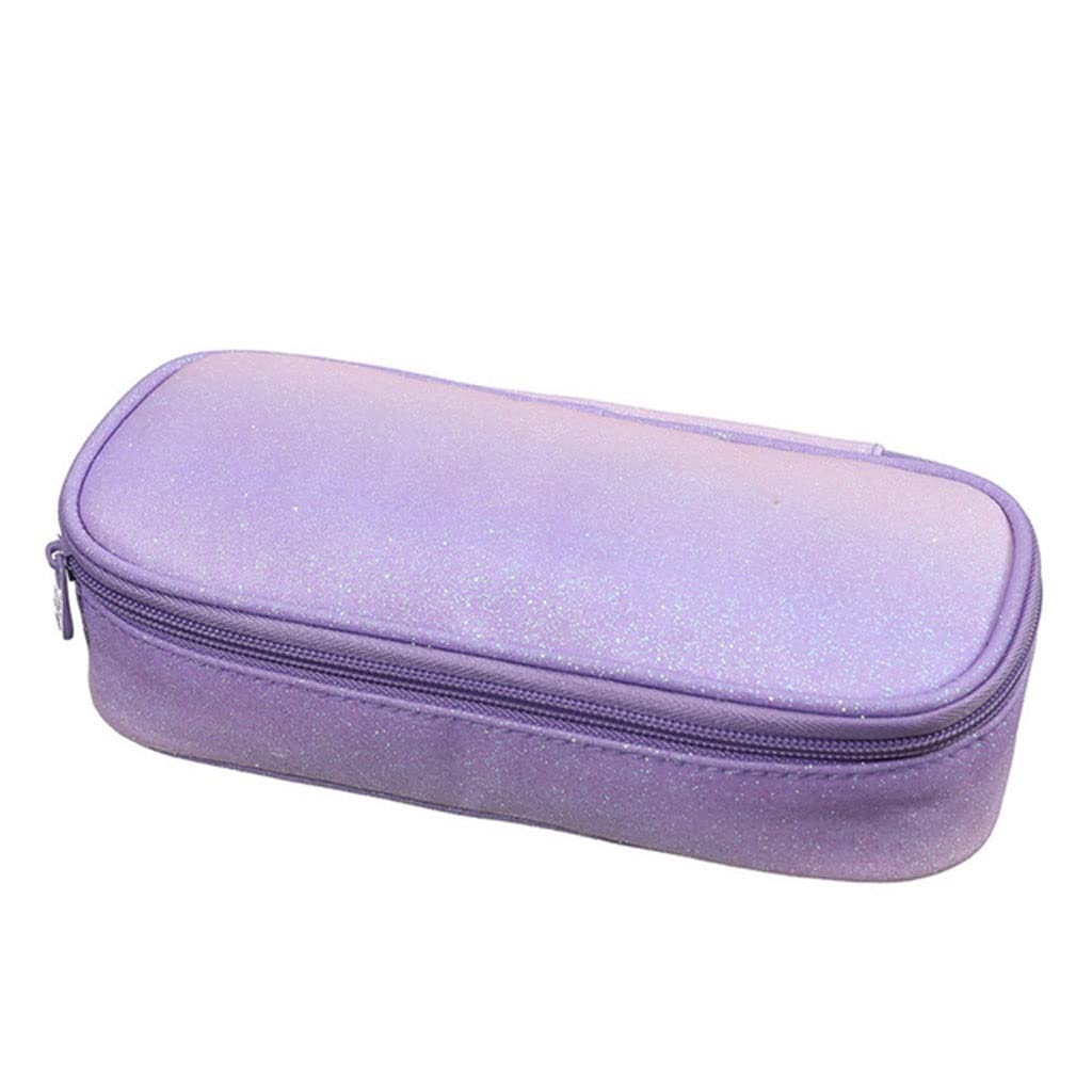 Elegante astuccio impermeabile: confezione da 3 astucci colorati per penne per studenti con cerniera e custodia per cosmetici, perfetti per i viaggi e l'uso quotidiano