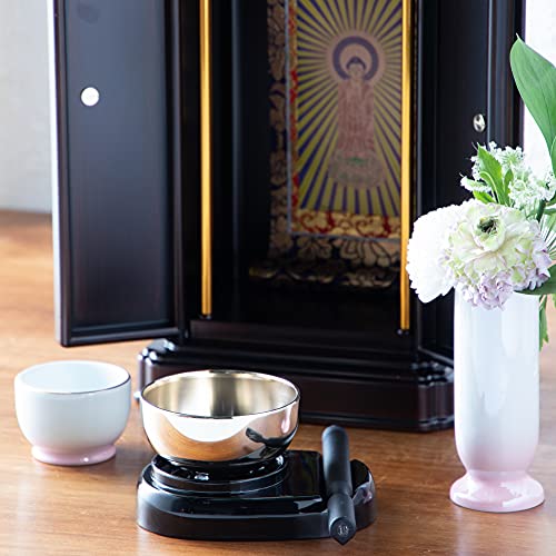 サンメニー ミニおりんセット 2.3寸 ブラック