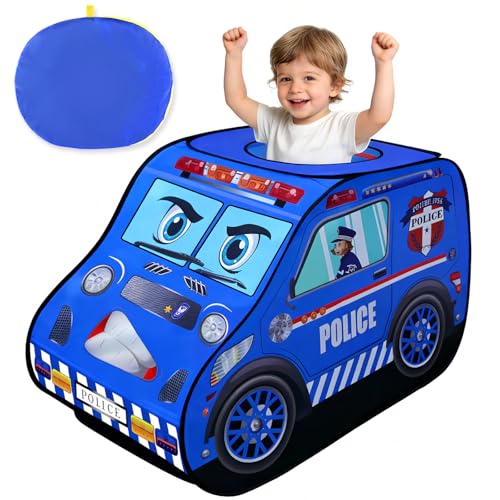 Pop Up Play Tent for Toddlers Boys Kids, Foldable Indoor...