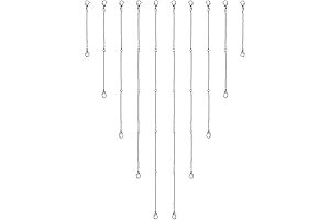 10 Pack Necklace Extenders for Effortless Length Adjustment