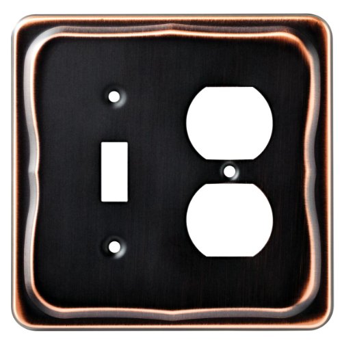 Franklin Brass Tenley Single Switch/Duplex Wall Plate, Packaging may Vary