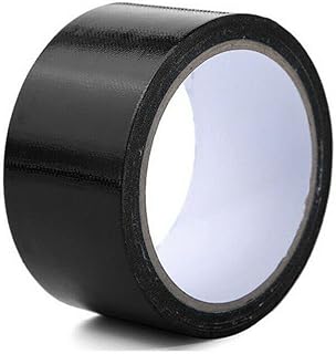 NARMA® Duct Tape- Strong Gaffer Tape Heavy Duty Adhesive Cloth Tape, Super Sticky & Waterproof Gaffa Tape High Strength and Duct Adhesive Cloth Repair Duct Tape 48MMx10M, Black (Pack 1)
