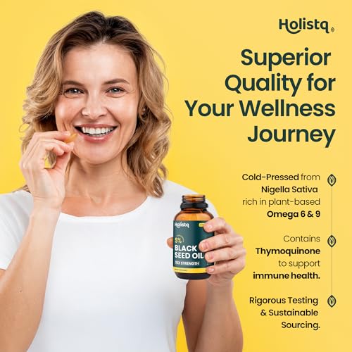 HOLISTQ Organic Black Seed Oil Capsules