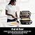 Ninja IG601 Foodi XL 7-in-1 Electric Indoor Grill Combo, use Opened or Closed, Air Fry, Dehydrate & More, Pro Power Grate, Flat Top Griddle, Crisper, Black, 4 Quarts