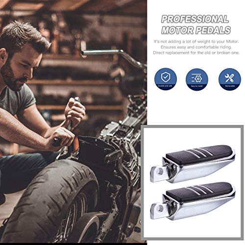BESPORTBLE Motocicleta Pé Estacas Universal Frame Do Metal Da Motocicleta Moto Pé Pegs Pedais Repous