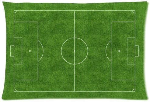 1Croninoutlet shop Soccer Field background Pillow Cases Cushion Covers 20x30inch , one side