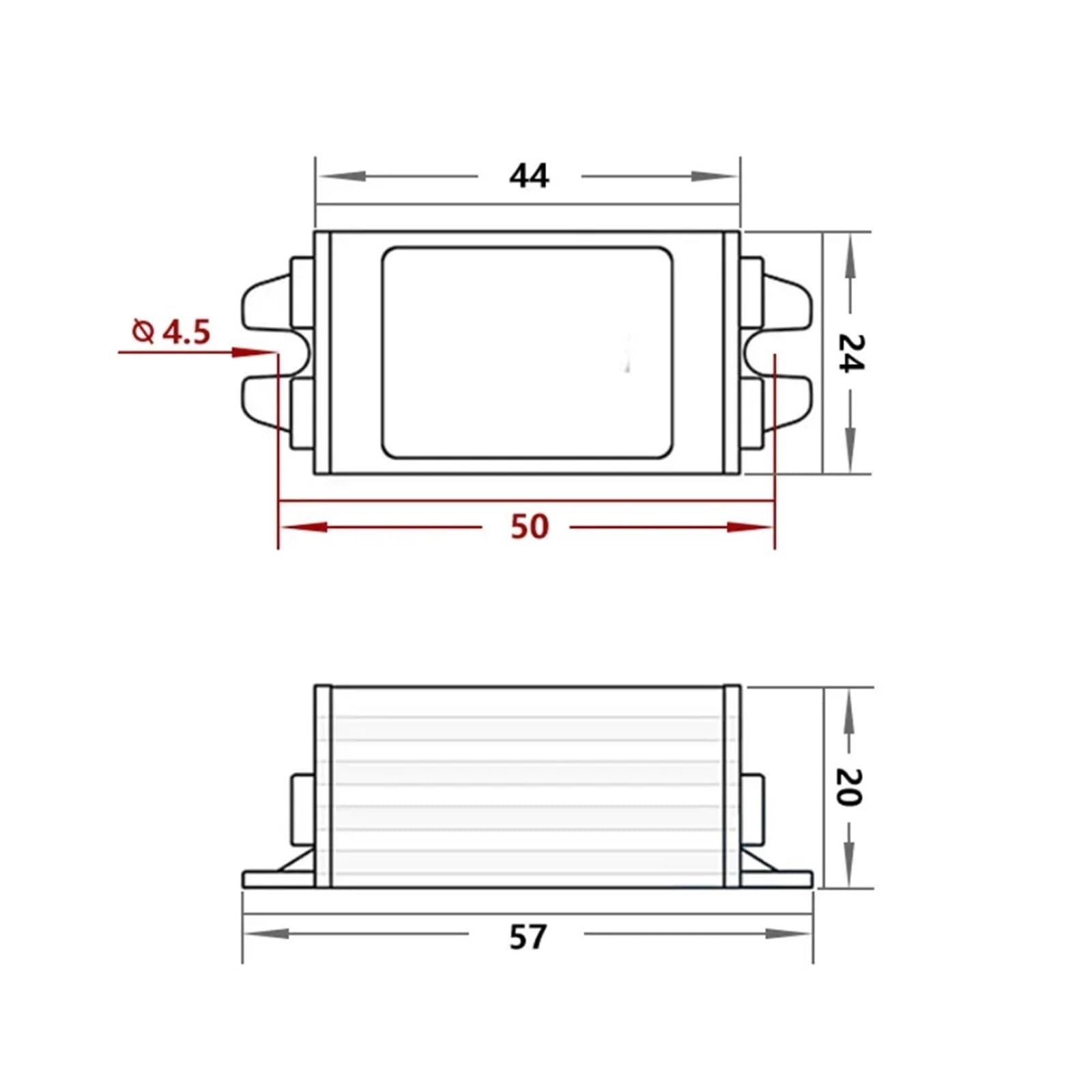 Convertitore step-down da 24 V a 12 V, modulo impermeabile DC DC 1A-5 A, convertitore modello Buck da CC 24 V a 12 V CC 12 V, 2 pezzi