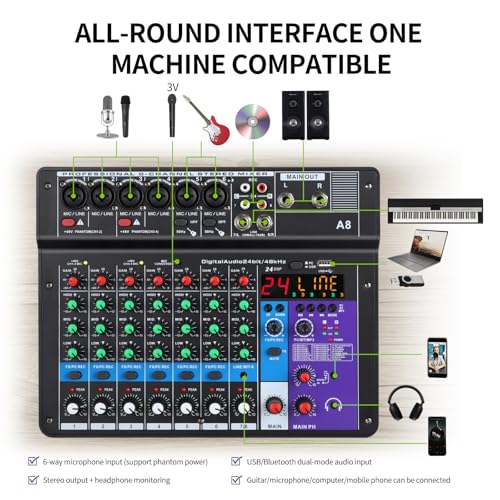 Console de mixage audio USB pour éliminer les décalages de son en diffusion en direct - 3