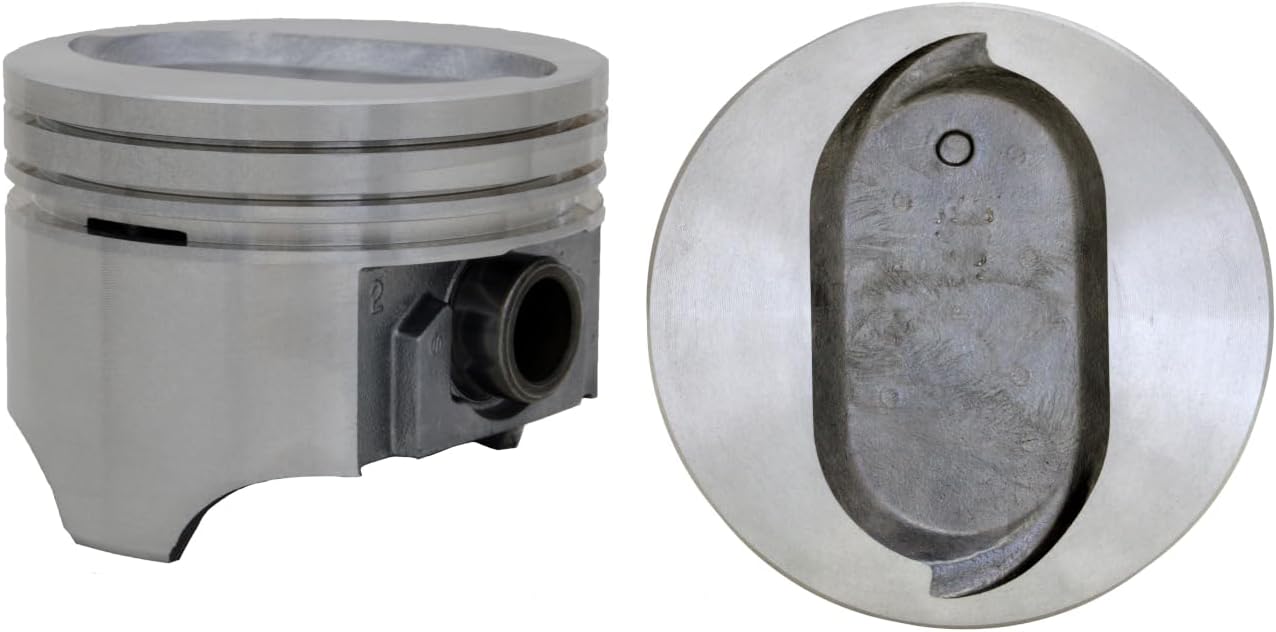 LowPricedAutoParts Single Dish Top Piston for 68-87 Ford 7.5L/460 V8 | Standard Size | 4.360in. Bore Diameter