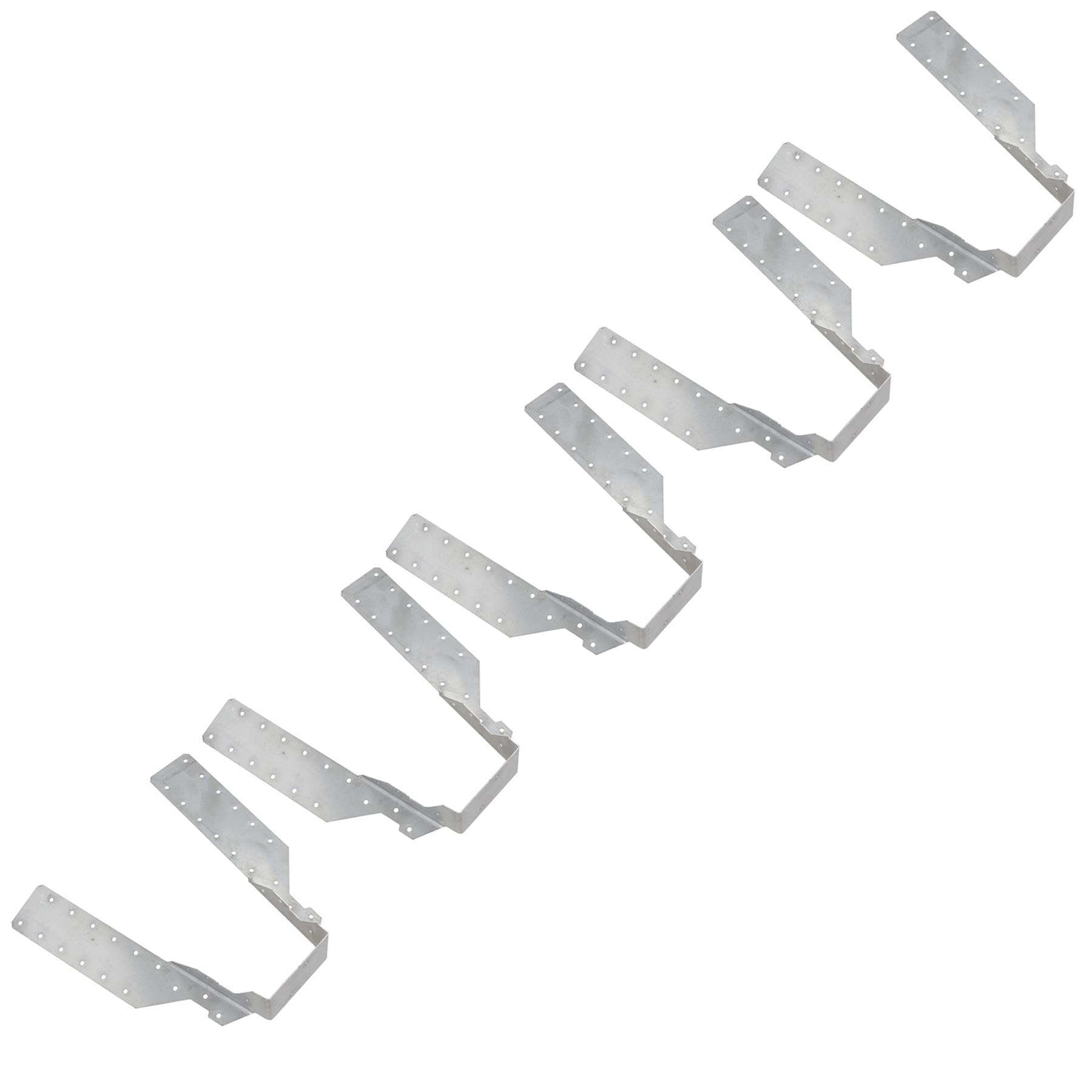 Stainless Steel Hanger Wood Joist Support Fixings Loft Beam Holder 75mm 5pc