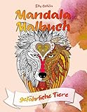  Mandala Malbuch gefährliche Tiere: Malbuch mit Tier-Mandalas im Zentangle-Stil zum Ausmalen für Erwachsene zur Entspannung. Zum selbst Anmalen oder als tolles Geschenk.