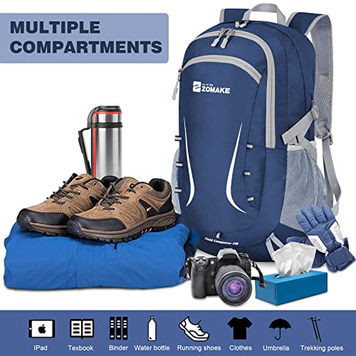 Faltbarer Rucksack ZOMAKE 40L Leicht, Wasserdicht, Vielseitig