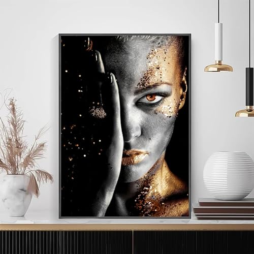 Toile graffiti africaine portrait captivant pour vibrer chez soi
