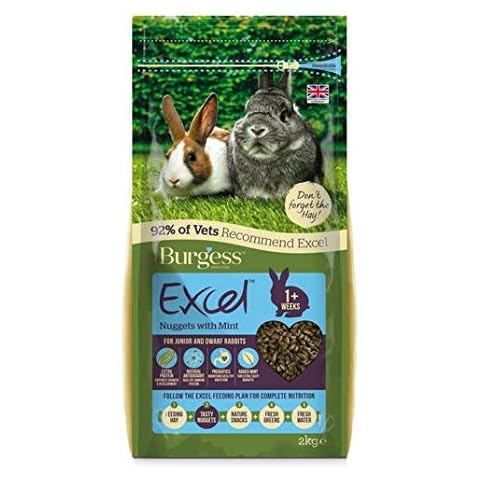 Burgess Excel -Junior And Dwarf Rabbit Food 2kg Cover