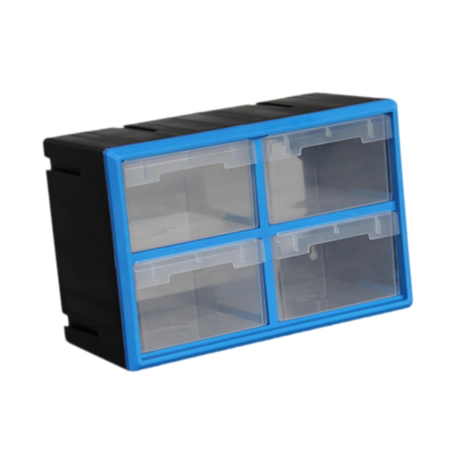 Organisateur mural 4 tiroirs pour petits objets transparents et modulables