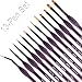 Produktbild Pinsel Set Malen, Feine Detail Pinsel für Acryl Aquarell Modellbau, 13 Stück Malpinsel für Künstler | ideal für Acrylfarben, Wasserfarben Miniaturen,Öl, Modelle, Strichzeichnung und Nageldesign