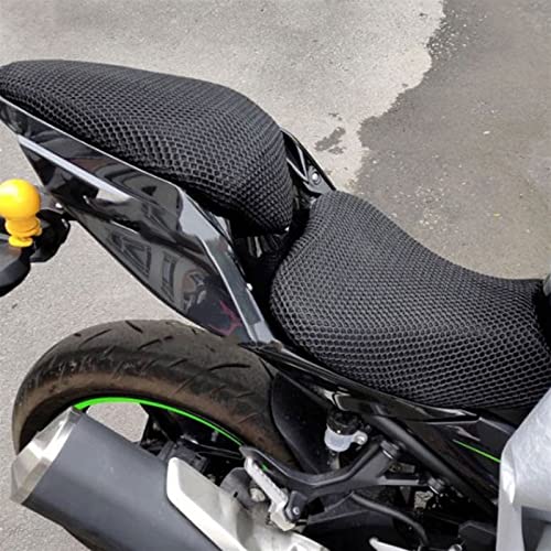 Housses de siège en maille 3D anti-selle brûlante pour moto Kawasaki Z900 Z400 tapis