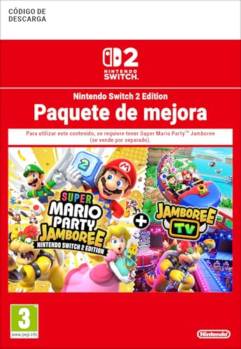 Super Mario Party Jamboree – Paquete de mejora a la versión Nintendo Switch 2 Edition + Jamboree TV + Jamboree TV Standard | Nintendo Switch 2 - Código de descarga