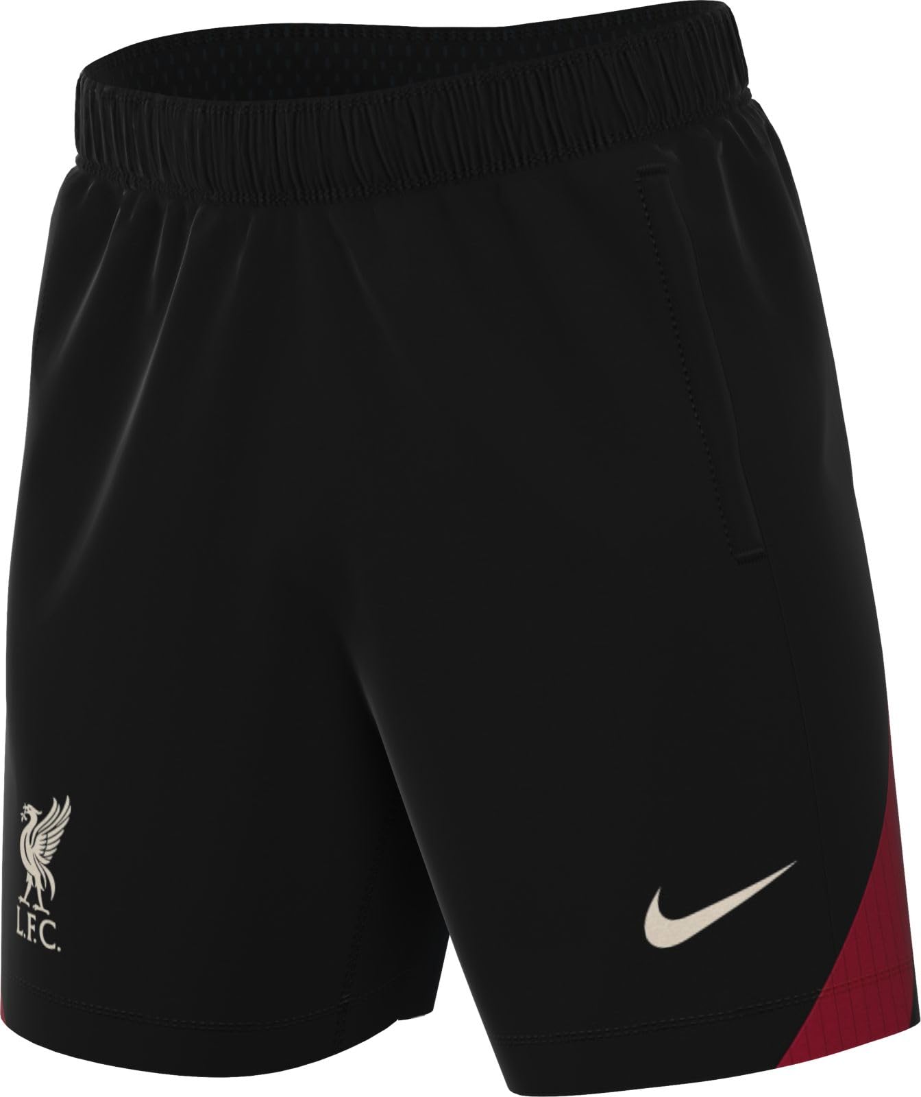 Nike Men's Black/Gym Red/Lt Orewood Brn Liverpool Fc Herren Dri-Fit Strike Short Kz, S