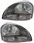 Compatible with Hyundai Tucson Headlights Lamps Set 2005 2006 2007 2008 Halogen Driver and Passenger Side
