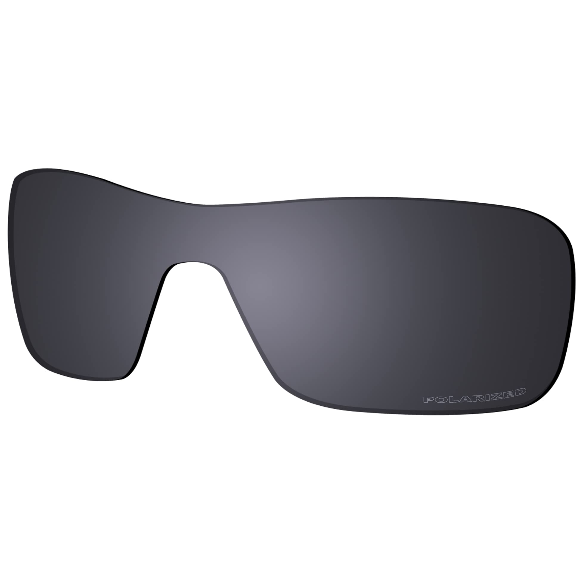 Saucer Premium Replacement Lenses & Nosepads for Oakley Turbine Rotor OO9307 Sunglasses High Definition - Shield Black Polarized