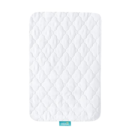 Miniatura 65 de Sábana impermeable para Pack 'n Play acolchada, protector de sábana de 39 x 27 pulgadas, compatible con colchones para bebés plegables y cunas