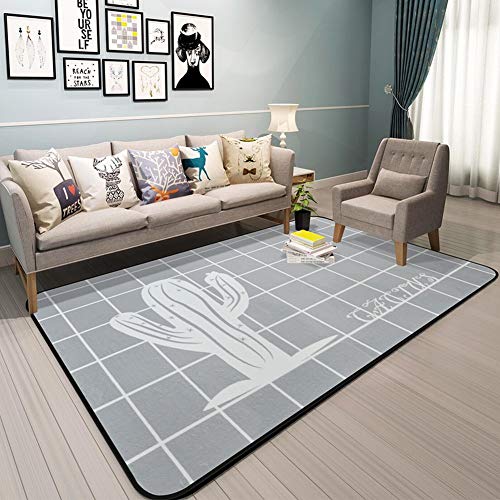 Tapis de chambre mignon style scandinave pour salon et table basse