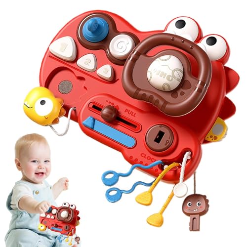 Tableau d'activité sensorielle original, cadeau jouet de volant de dessin animé