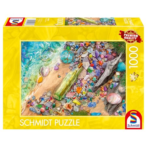 Schmidt Spiele 59769 Puzzle Lumineux de Plage 1000 pièces, Multicolore