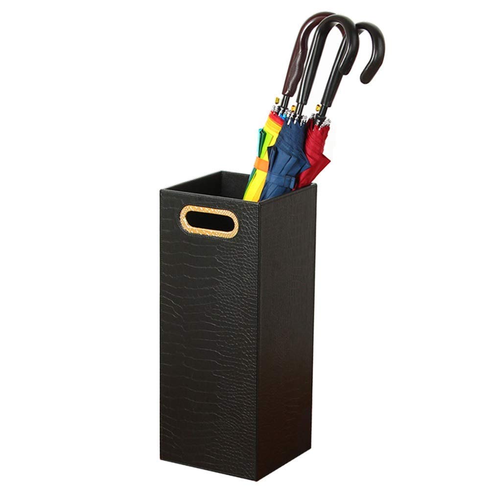 Porte-parapluie en cuir créatif pour organiser le hall et ranger les clubs
