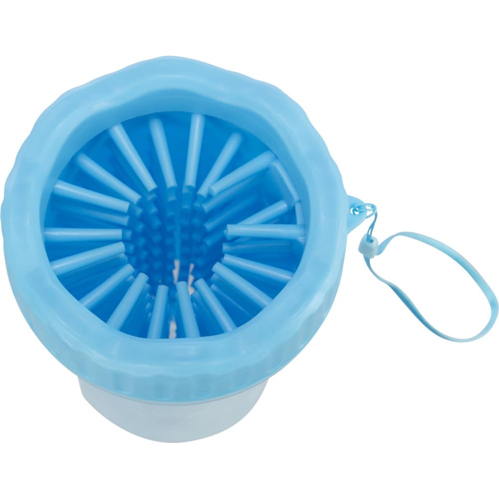 Trixie Pfotenreiniger für Hunde Silikon / PP blau