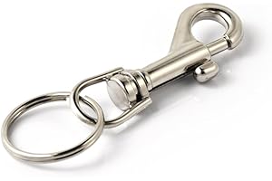 KEY-BAK Bolt Snap Keychain Accessory with 1.125in Split Ring