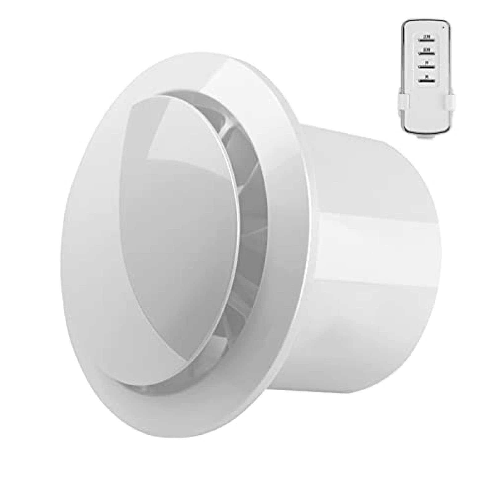 Ventola di scarico per bagno, con controllo remoto, per montaggio a parete o a soffitto, ventilazione intelligente per rinfrescare il flusso d'aria