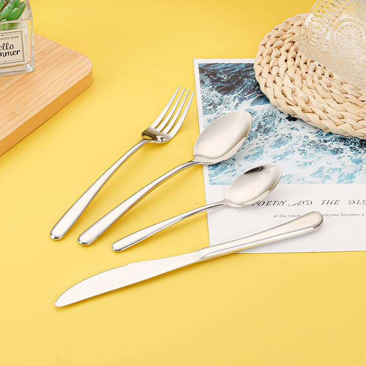 Set cuchillos y cubiertos 24 piezas acero inox miniatura 5