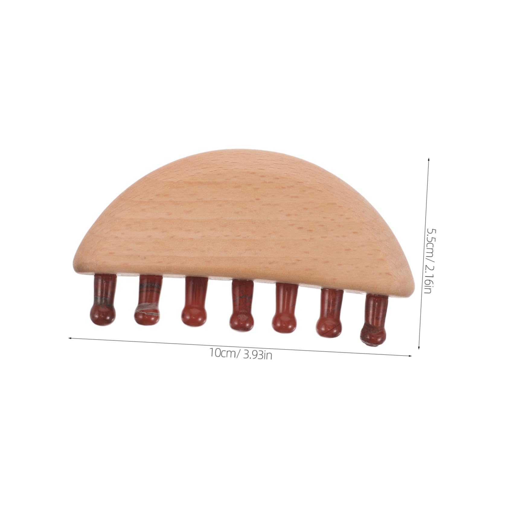 FOMIYES Massage Comb Leaf Water Scraper Massage Tools Small Dumbbells Door Rod Dumbbells Card Hair Clip Dressing Table Lampshade Motor Scraper Marking Pen Tip Crack Lampshade Wig Crystal