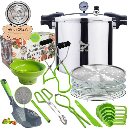 Supa Ant Pressure Canner 23 Qt With Canning Supplies Starter Kit