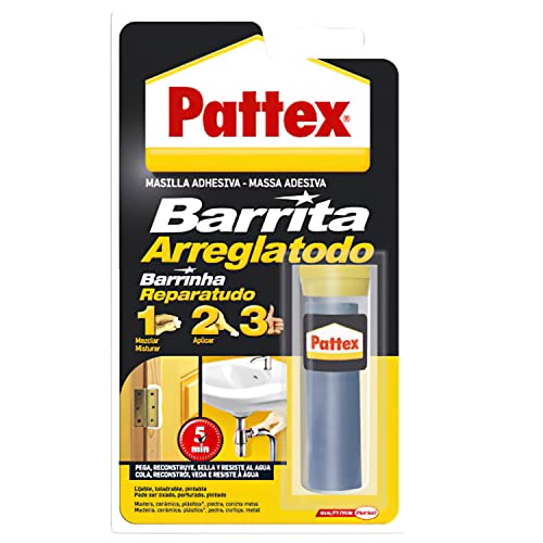 Pattex Barrita Arreglatodo mastic époxy durcissement rapide 48g