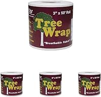 Vista 4 de Dewitt Envoltura para árbol de 3 pulgadas x 50 pies color Blanco TW3W, Blanco
