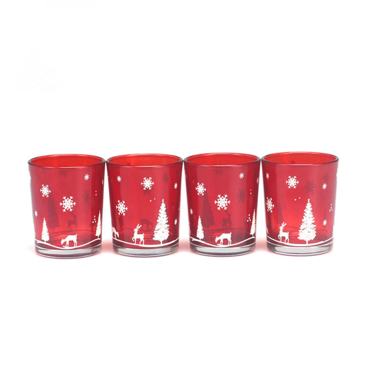 BESPORTBLE 10 Unidades Candelabro de Aromaterapia de Vidrio para Navidad,