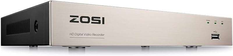 H.265+ 8Channel 3K Lite Hybrid 4-en-1 Grabadores de video de vigilancia analógicos/AHD/TVI/CVI Sistema CCTV DVR independiente para cámaras de seguridad analógicas 720P, 1080P, acceso remoto, detección de movimiento, sin HDD