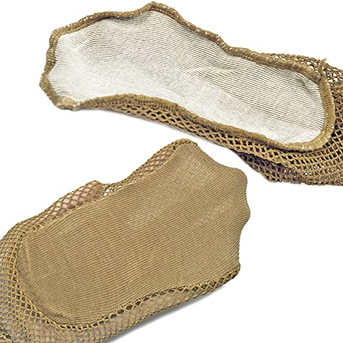 Image of DANCEYOU Fishnet Tights Professional Padded Footed Latin Seamless Stockings for Women and Girls