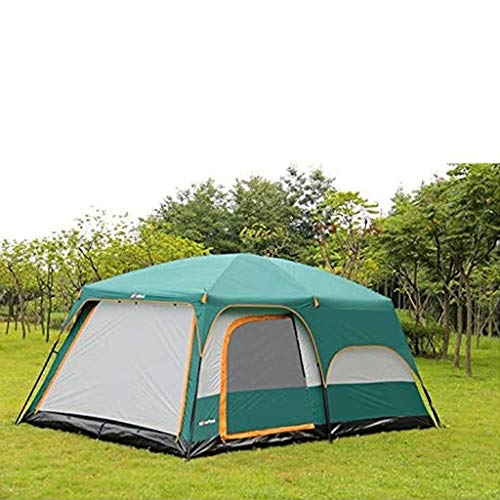 Carpa inflable exterior para camping 10 personas dos habitaciones miniatura 5