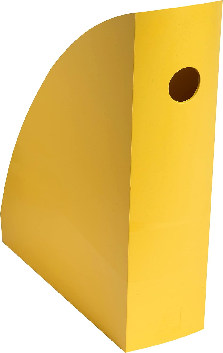 Exacompta - Ref. 18208D - 1 MAG CUBE BeeBlue magazine rack, magazine binder, storage for documents, catalogs, magazines width 8.2 cm - For A4 and A4 maxi formats - Saffron color