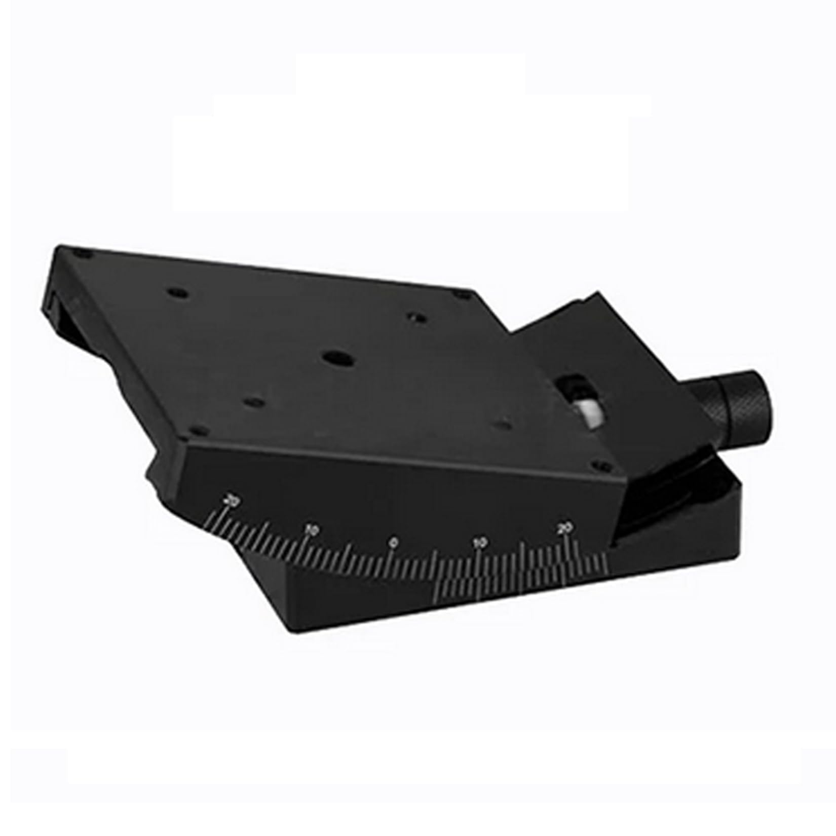 Manual Arc Fine Adjustment Stage Unidirectional Angle Tilt Adjustment Table Screw Driven Angle Stage Aluminum Alloy Material (GFG9030)
