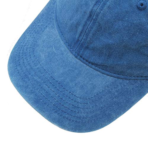 Boné de beisebol vintage HH HOFNEN, de sarja de algodão, lavado, envelhecido, ajustável, “boné de pa