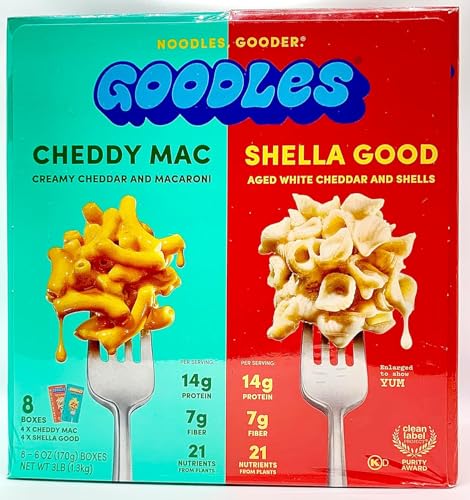 Godles Mac & Cheese Variety Pack. 8 x 6 oz