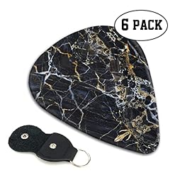 Lot de 6 médiators en marbre coloré pour guitare acoustique, guitare électrique, basse, ukulélé – fins, moyens et épais. - Les Beatles, Paul McCartney, John Lennon, RIngo Starr, George Harrison Lot de 6 médiators en marbre coloré pour guitare acoustique, guitare électrique, basse, ukulélé – fins, moyens et épais. – Image 2